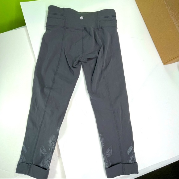 lululemon athletica Pants - Lululemon Athletica Womens Size 4 Black Stretch Leggings Pants